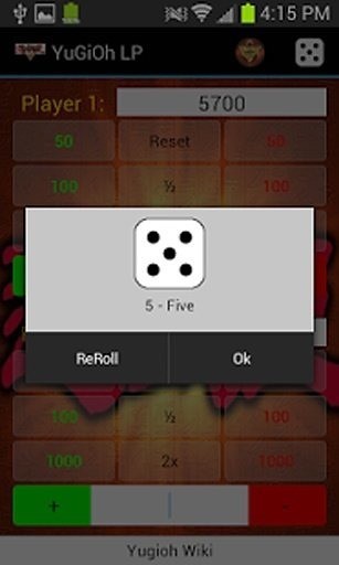 Yu-Gi-Oh LifePoint Calculator!截图4