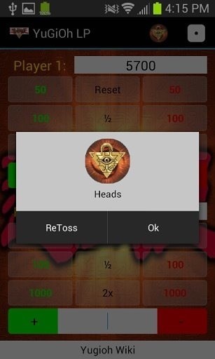Yu-Gi-Oh LifePoint Calculator!截图1