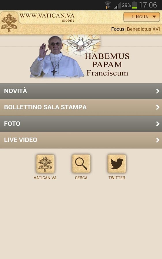 Vatican.va截图1