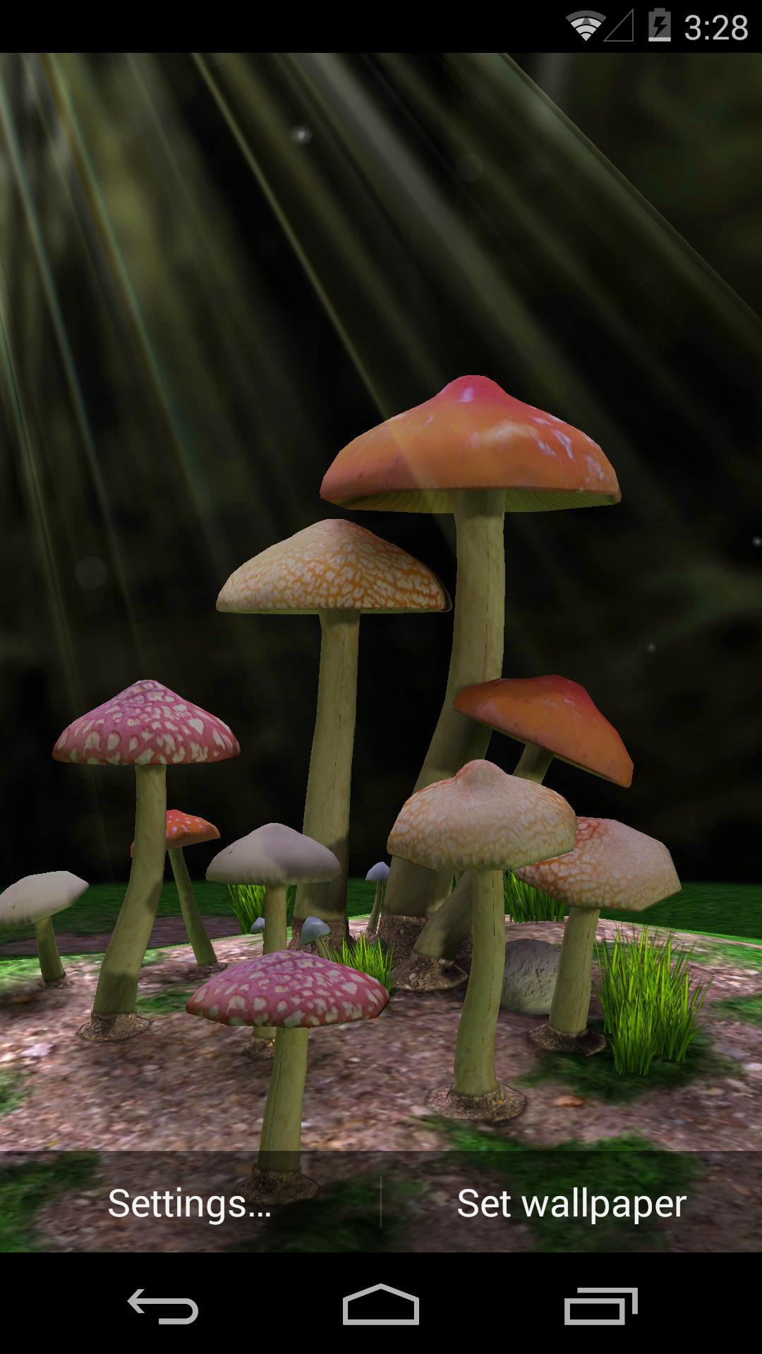 3D蘑菇-梦象动态壁纸截图4