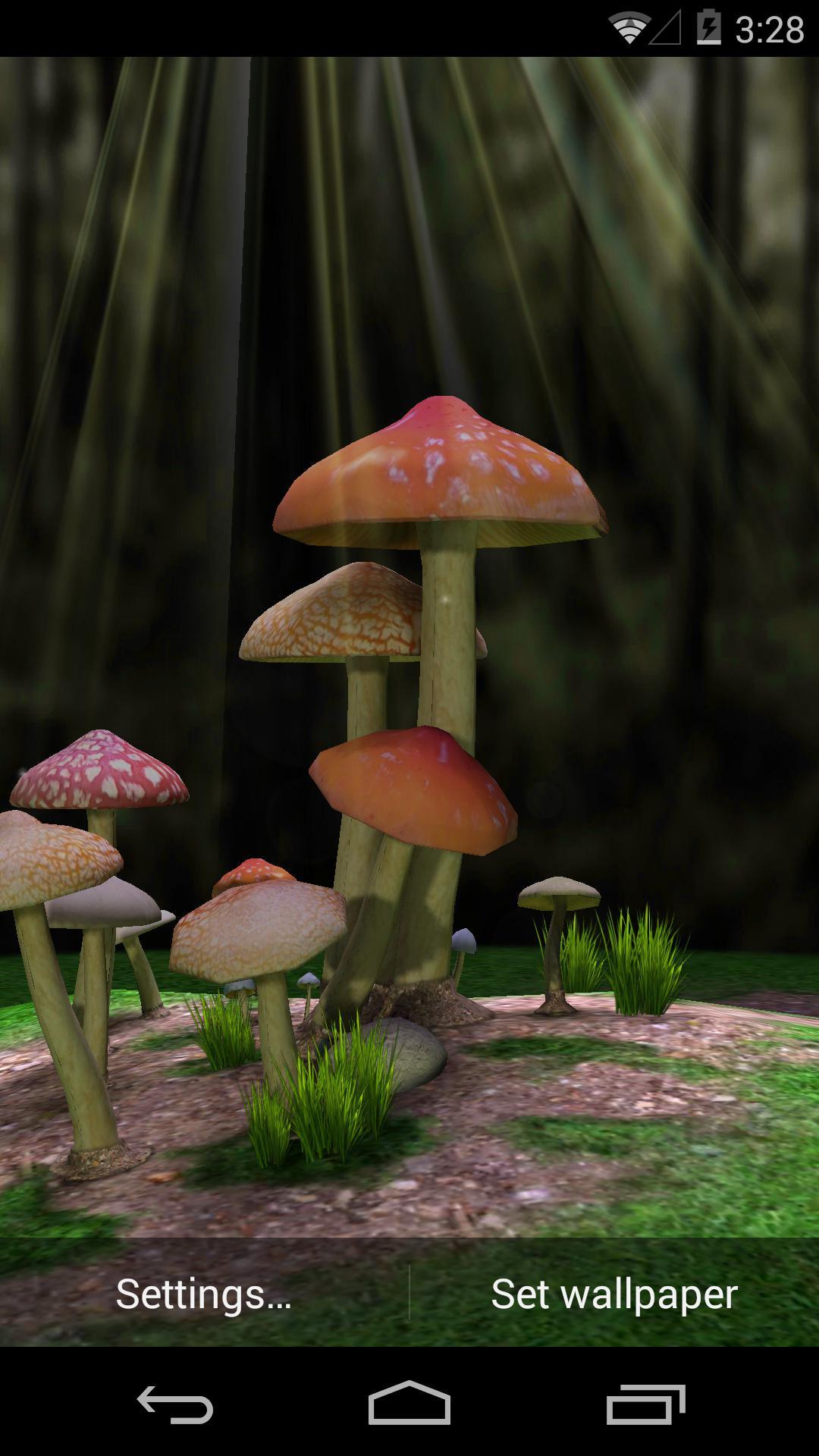 3D蘑菇-梦象动态壁纸截图3