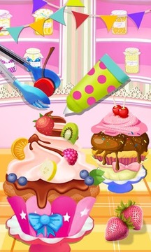 灰姑娘小公主的下午茶 - 兒童甜品制作和女生服裝化妝游戲截图