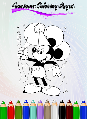 How To Color Mickey Mouse Game截图5