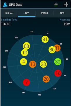 GPS Data+GPS信息展示软件截图