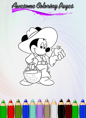 How To Color Mickey Mouse Game截图3