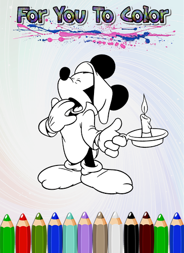 How To Color Mickey Mouse Game截图4