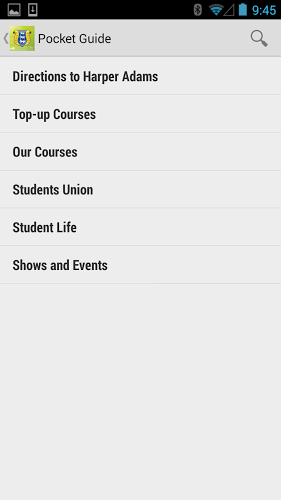 Go: Harper Adams University截图3