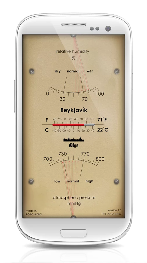 Analog Weather Station截图2