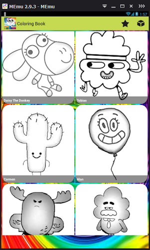 coloring game for gumball-draw截图3
