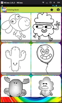 coloring game for gumball-draw截图