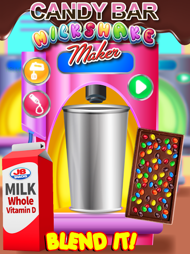 Candy Bar Milkshakes Kids FREE截图2