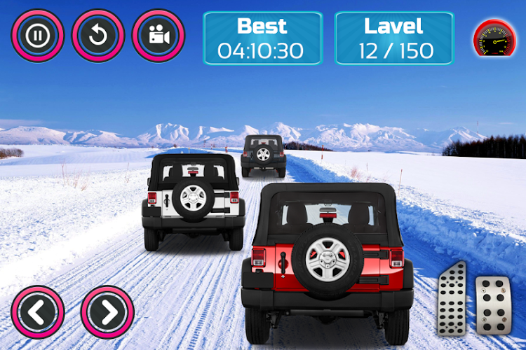 Snow Car Racing截图1