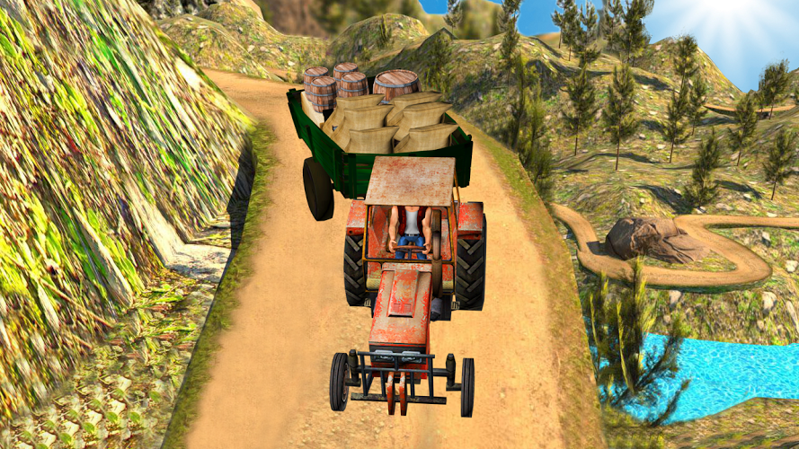 Tractor Driver 3D:Offroad Sim截图5