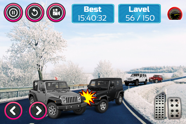 Snow Car Racing截图3