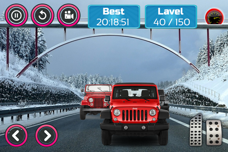 Snow Car Racing截图4