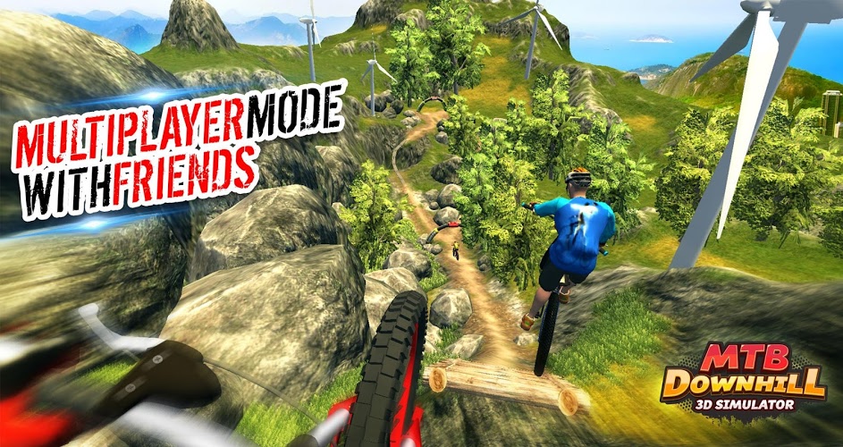 MTB Downhill 3D Simulator截图3