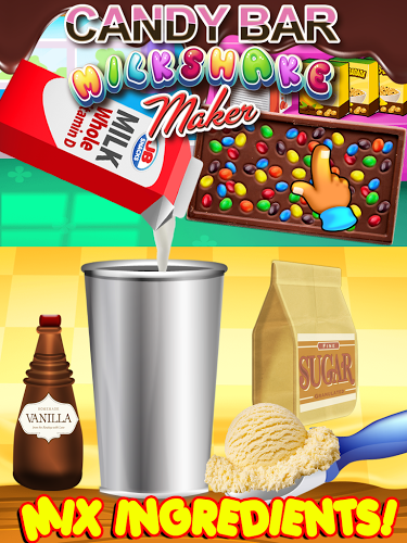 Candy Bar Milkshakes Kids FREE截图1