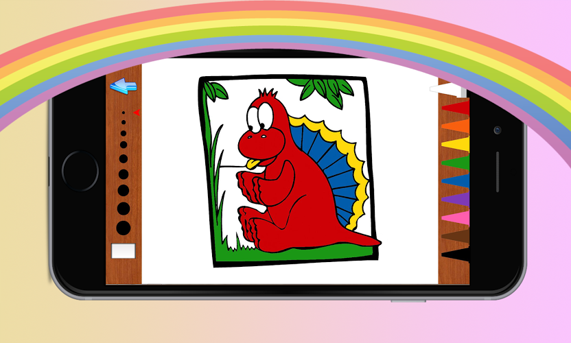 Dinosaur Coloring Book for Kid截图3