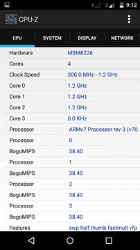 中央处理器CPU截图