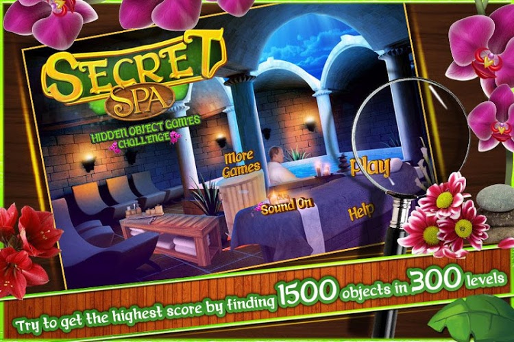 Secret Spa Hidden Object Games截图1