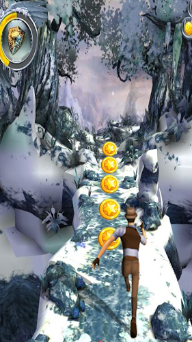 Snow Temple subway run截图2