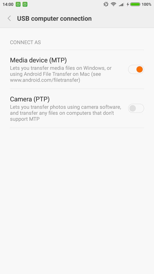 MIUI USB Settings截图1