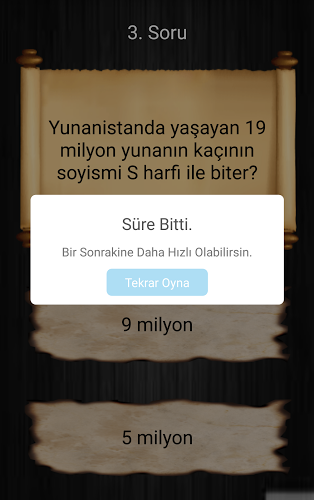 Survivor Bil Bakalım Oyunu截图5