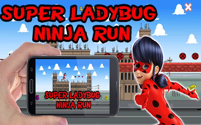 Super Ladybug Ninja Run **截图5