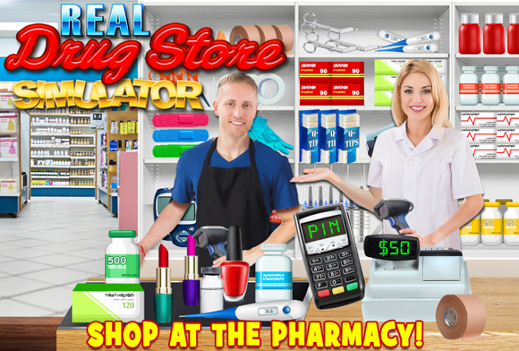 Drugstore Credit Card Cashier截图2