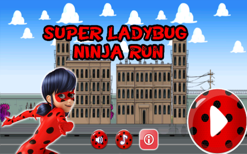 Super Ladybug Ninja Run **截图2