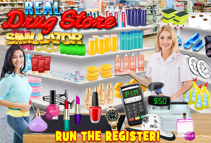 Drugstore Credit Card Cashier截图1