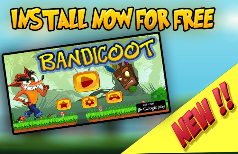 Bandicoot Adventure In Jungle截图1