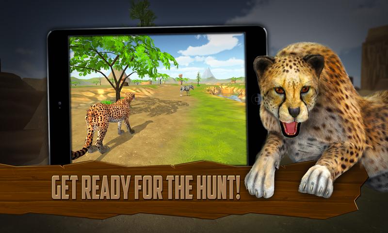 Cheetah Simulator 3D Attack截图3