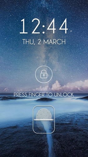 Fingerprint LockScreen Prank截图3