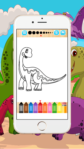 恐龙着色为孩子截图5