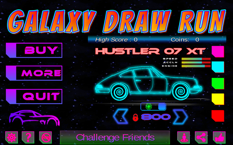 Galaxy Draw Run截图3