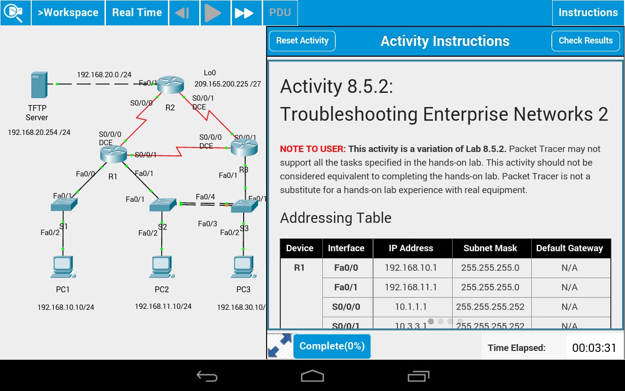 Packet Tracer Mobile截图1