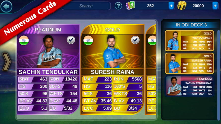 Cricket Card Championship截图5