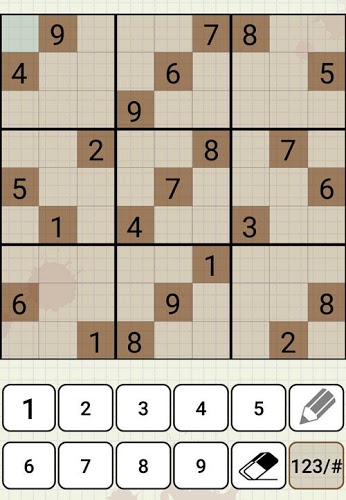 Pure Sudoku Free Puzzle Games截图5