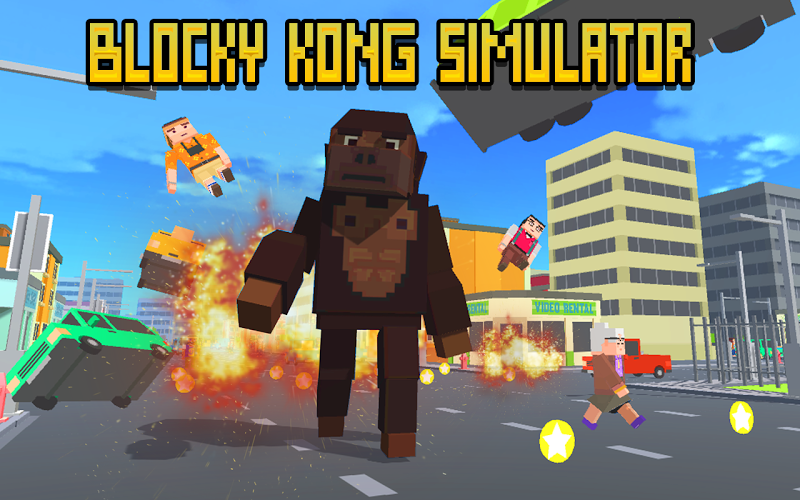 Blocky Gorilla: Crazy Kong截图5