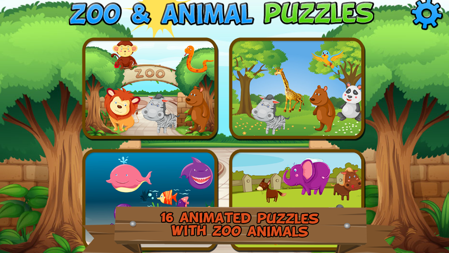 Zoo and Animal Puzzles截图5
