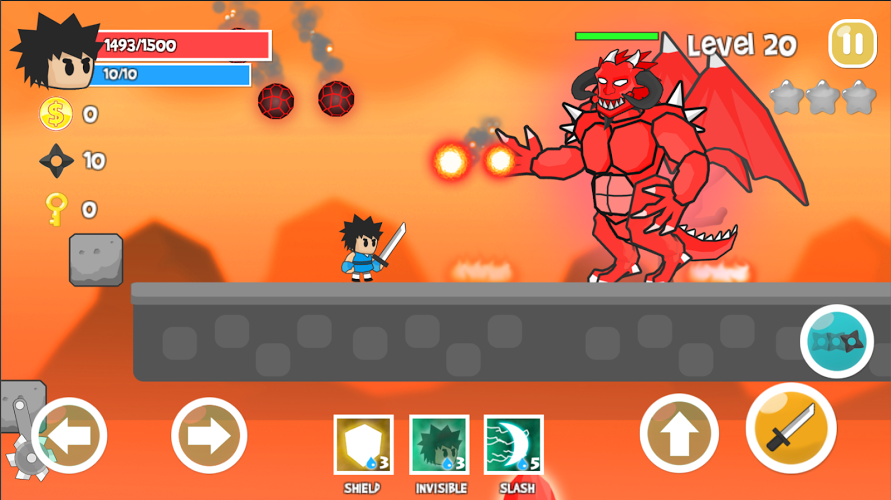 Ninja War Jungle adventures截图5