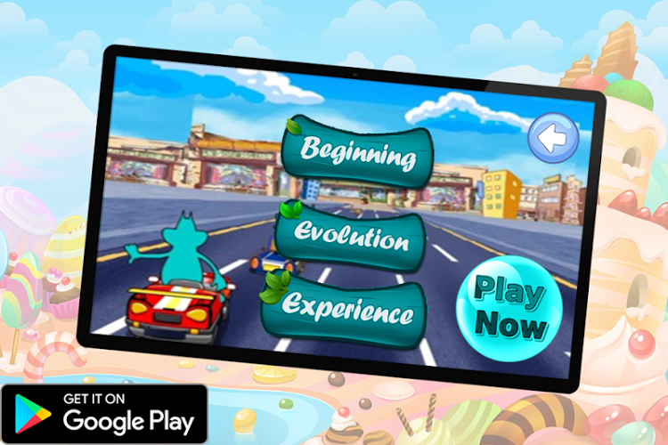 M-Oggy Kart Game截图2