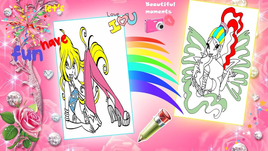 WinX Coloring Book截图2