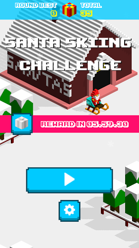 Santa Skiing Challenge截图1