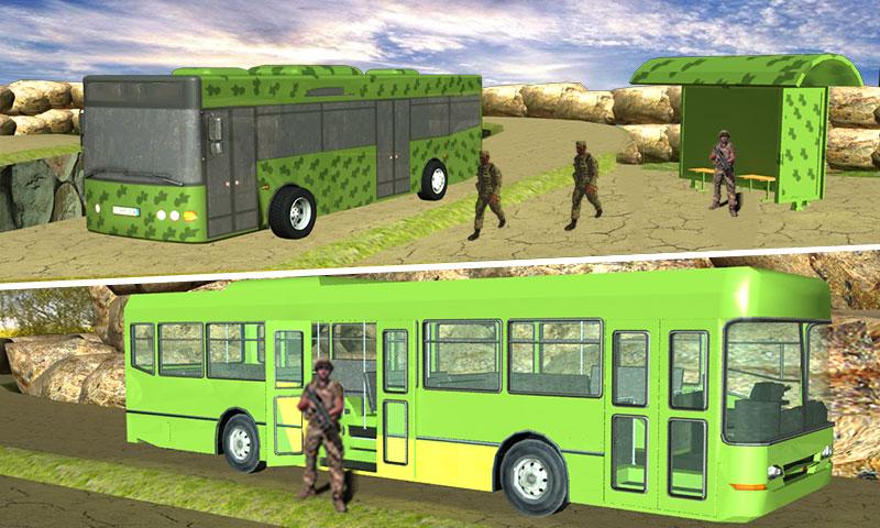 Army Bus Transporter Driver截图5