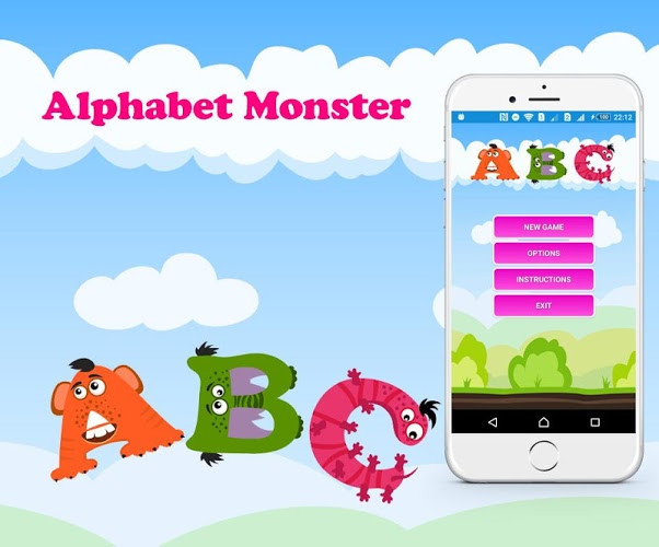 Alphabet Monster Game For Kids截图1