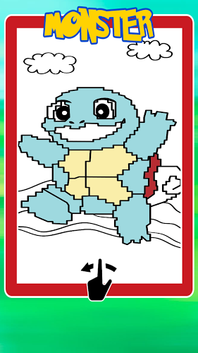 Kids Coloring Game PokeMonster截图3