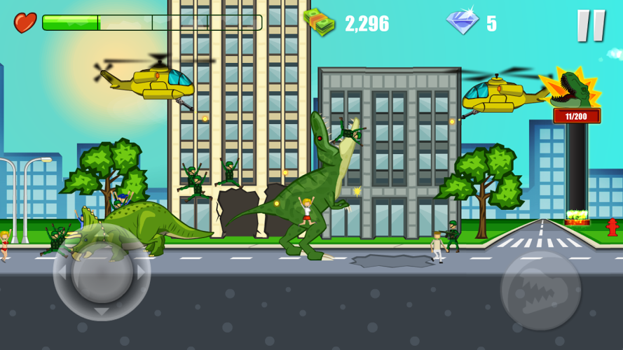 Jurassic: The city rampage截图1