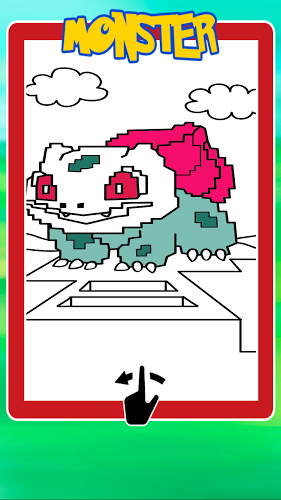 Kids Coloring Game PokeMonster截图4